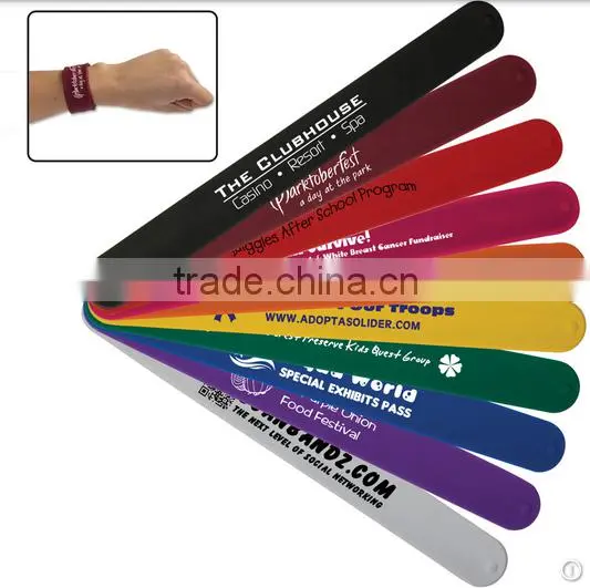 Ruler-functioned Slap Silicone Wristband Silicone Bracelet photo-2