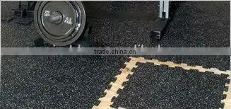 Anti-fatigue Resilient Gym Rubber Flooring photo-3