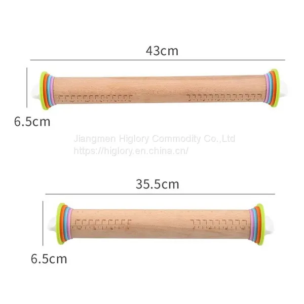 Kitchen Adjustable Rolling Pin for Flat Dough Wooden Rolling Pin and Pastry Board for Baking Tools photo-4