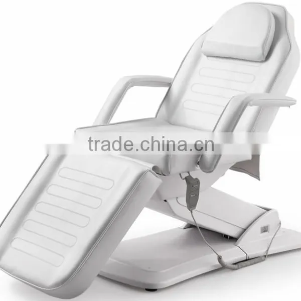 White Salon Furniture Massage Bed With 3 Motors photo-5