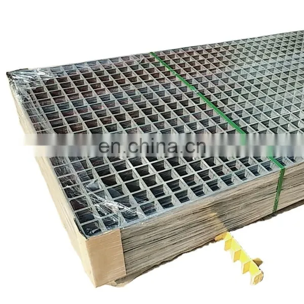 Factory Supply Anti Slip Molded 38mm Square Mesh Fiberglass Grating photo-2