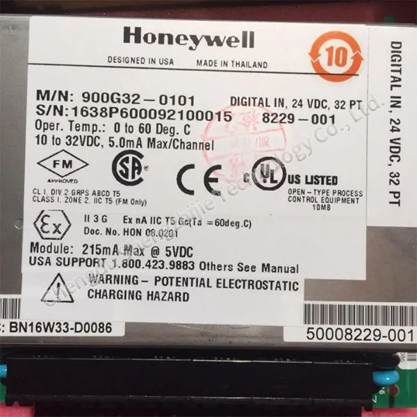 Honeywell HC900 900G32-0101 Digital Input, 24VDC (32 Channel) photo-3
