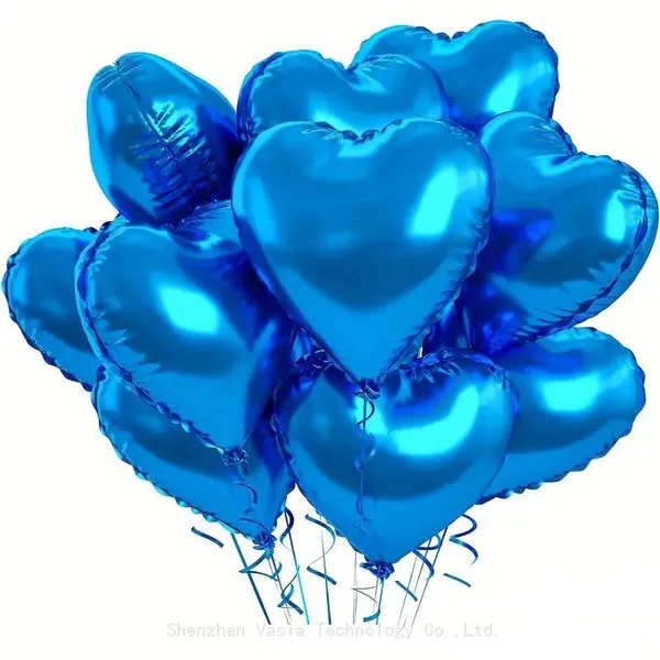 50pcs 18inch Rose Gold Red Pink Heart Foil Helium Balloons for Wedding Birthday Valentine's Day photo-5