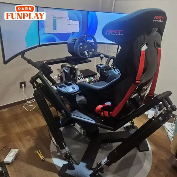 Professional F1 Racing Simulator: Complete Motion Cockpit Hardware for Hyper-Realistic VR Driving Experience photo-5