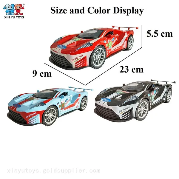 XINYU Diecast Model Cars 1:24 Scale Sport Wheels Car Toy Sound & Light for Kids photo-4