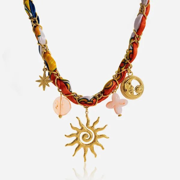 Wholesale Stainless Steel Snowflake Pendant Necklace - Custom Brass Alloy Jewelry