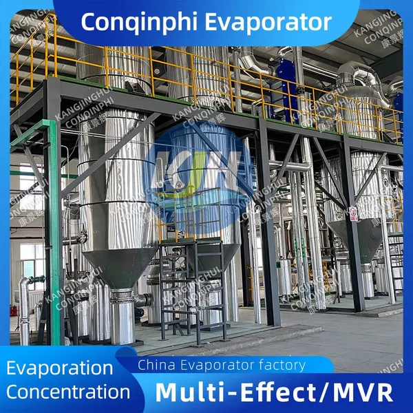 Touch Screen PLC Controlled Multi-effect Evaporation Crystallization System, 316L Stainless Steel photo-4