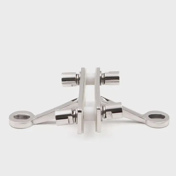 Curtain Wall Spider 4 Way Arm SS304 Satin Finish 250mm Heavy Duty for Shopping Mall Entrance photo-5