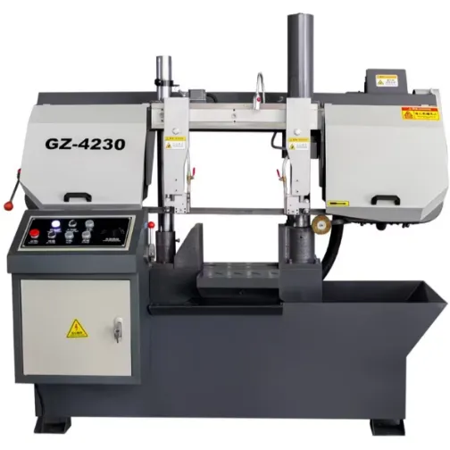 Semi-Auto Horizontal Band Saw Machine 220V, 0.8kW Motor, 100mm Round Bar Capacity photo-3