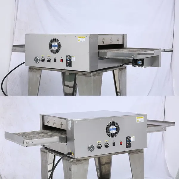 Electric Conveyor Pizza Oven QD-20H 11kW Stainless Steel Tunnel Baking Machine for Professional Pizza Making photo-5