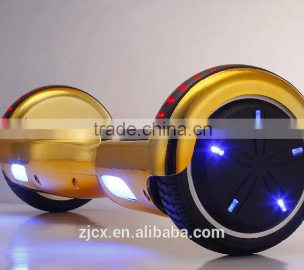 6.5" Chrome Shinny Gold Electric Drifting Skateboard photo-4