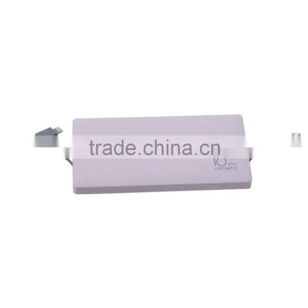 2 In1 Built-in Cable Power Bank 10000mah photo-4