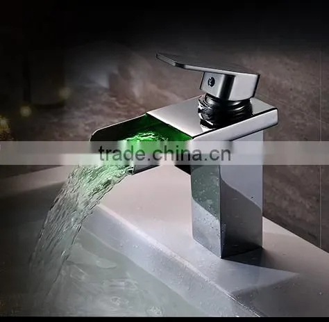 Single Handle Brass LED Basin Mixer photo-4