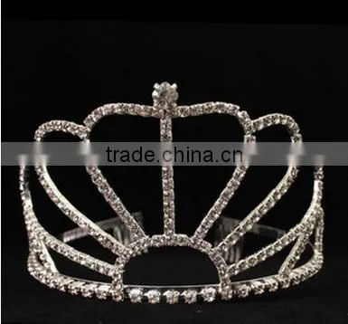 Wholesale Tiara Crown Bridal Wedding Crystal Princess Tiara photo-2