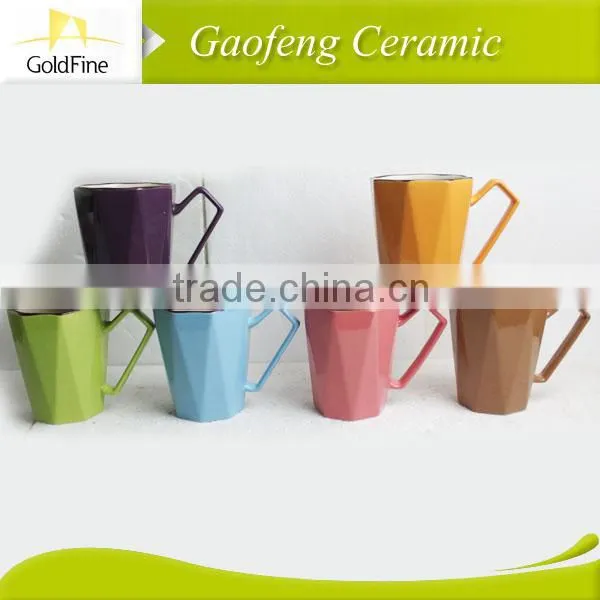 Stoneware Mug With Colorful Glaze