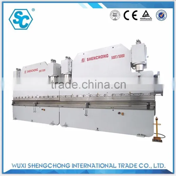 Tandem CNC Hydraulic Press Brake 2-WE67K Series for Iron Box photo-2