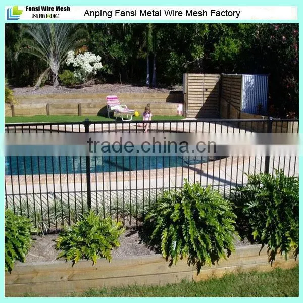 1200H*2400W Flat Top Security 38x25mm Tubular Fencing photo-5