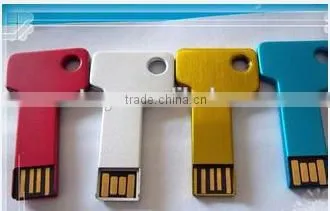 Wholesale Lowest Price Metal Key Usb Flash Drive Usb 2.0 Custom Color and Logo Usb Flash Disk photo-2
