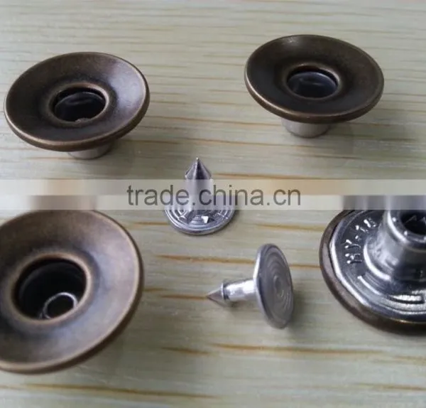 Oxy Brass Color Metal Jeans Tack Button -- JB1412008 photo-3