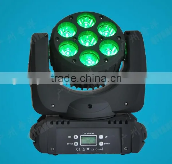 QY-3109 7pcs 10W RGBW 4 IN 1 Led Beam Moving Head photo-3
