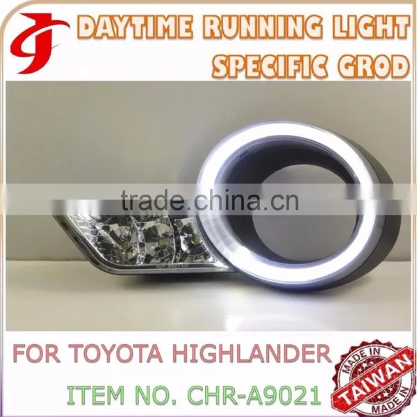 High Quality FOR TOYOTA HIGHLANDER LED CAR DRL Daytime Running LIGHT photo-2