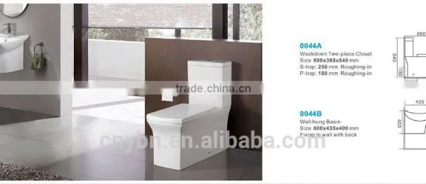 China Supplier Tanitary Tare Ceramic Two Piece Toilet photo-4