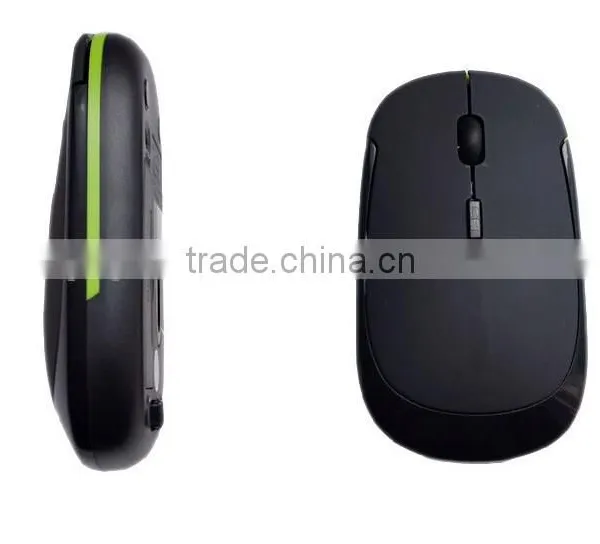 Portable Nano 2.4G Wireless Optical Mouse With DPI Switch (Black) photo-5
