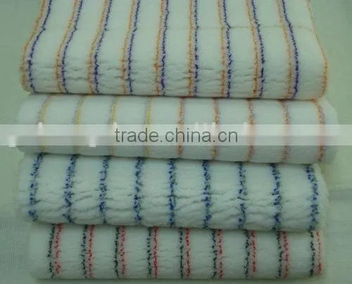 Woven Polyester Paint Roller Fabric With Color Stripe 750g/sqm-13mm