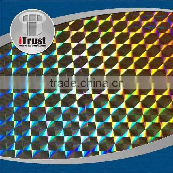 Cheap Customer Seamless Rainbow Window Filmand Holographic Plastic Film Bopp Film for Lamination photo-5
