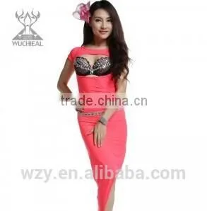 Yogon Spandex Sexy Belly Dancing Outfits Arab Sexy Costume Dress