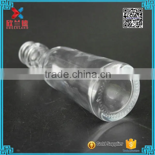 High Quality 50ml Clear Liquor Whiskey Glass Bottle for Sale photo-4