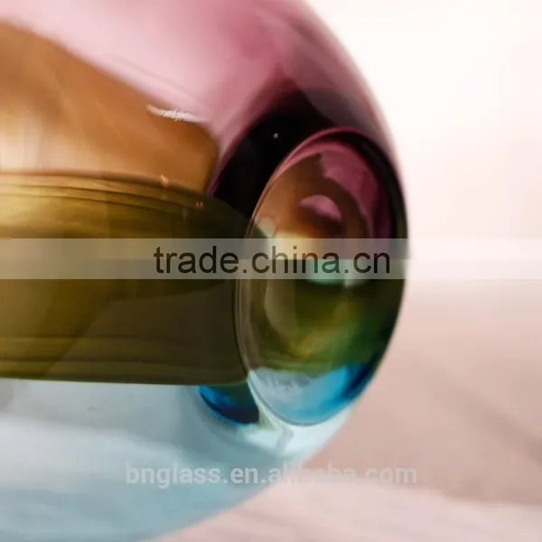 Colored Glass Vases Home Decoration photo-4