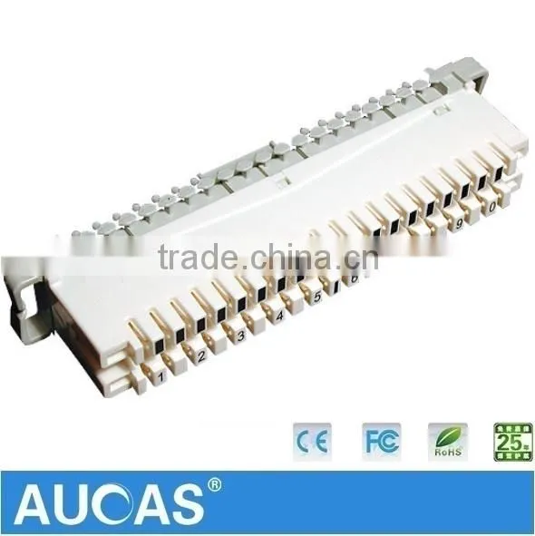 High Quality 10 Pair Krone Connection And Disconnection Module For Telephone Distribution Box Quality Choice