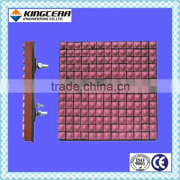 Alumina Ceramic Wear Liner Rubber Backed (302*302*63mm) photo-5