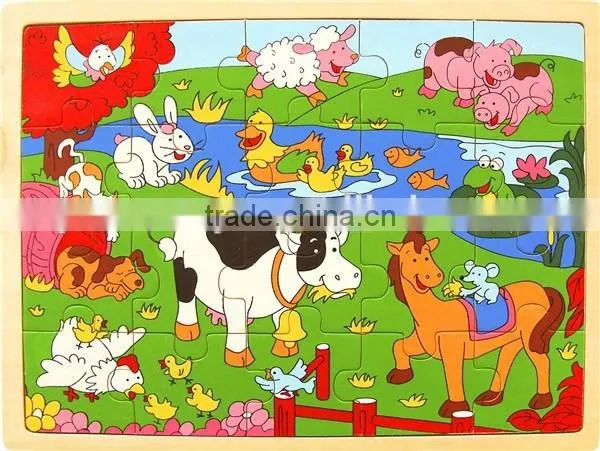Farm Wooden Jigsaw Puzzle