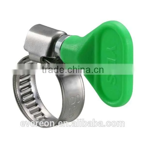 Stainless Steel With Plastic POM Handle Pipe Clamp for Pvc Pipe photo-3
