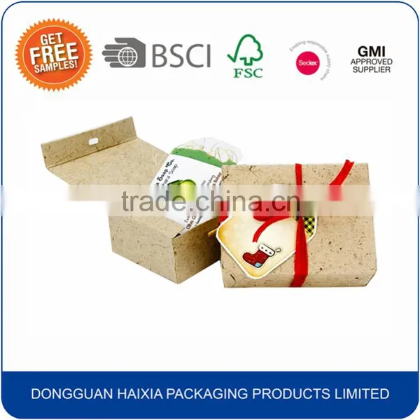 Hot Selling Brown Craft Soap Gift Packaging Box photo-5