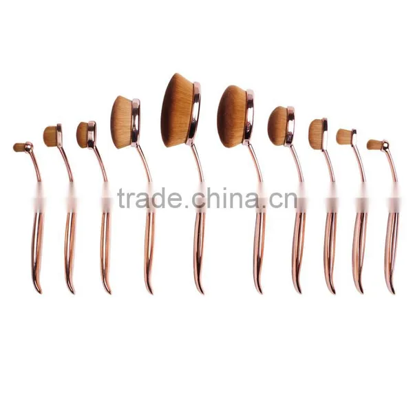 World Best Selling Products Rose Gold Mermaid Makeup Brushes Make Your Own Brand Supplier's Choice photo-2
