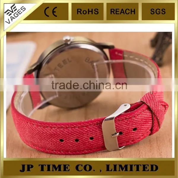 New Men Women Leather Analog Round Casual Cowboy Vintage Leather Watch JUST photo-5