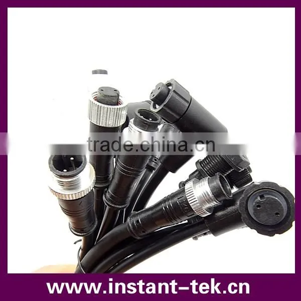 INST Male to Male With Nut Bulkhead Pigtail Cable Connector Adapter photo-4