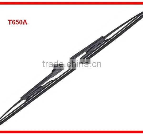 T650A Front Driver Vehicle Accessories Japanese Car Quiet Smooth Streak-free Metro Windshield Stealth Passager Frame Wiper Blade photo-4