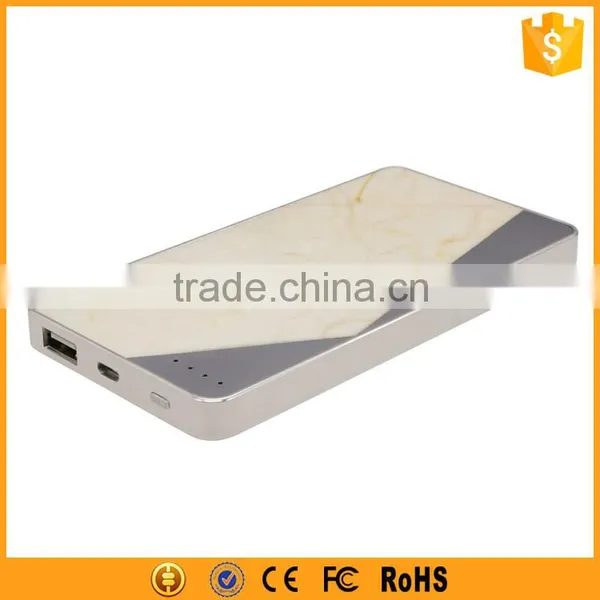 High Quality Marble Case ATL 5000mah Power Bank Battery photo-2