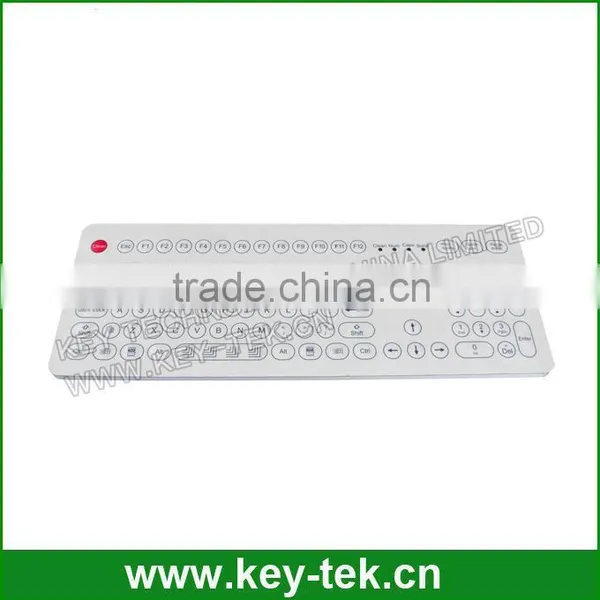 IP68 Dynamic Rated Washable Industrial Membrane Keyboard With Integrated Numeric Keypad photo-2