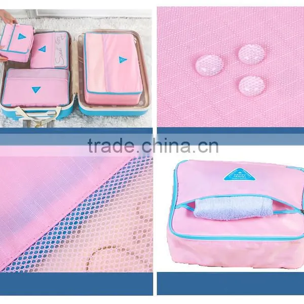 Set-4 Commercial Travel 210D Polyester Fabric Storage Bag For Organization photo-4