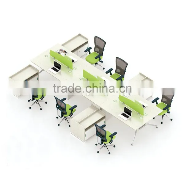 Modern Office Workstation for 6 Person photo-2
