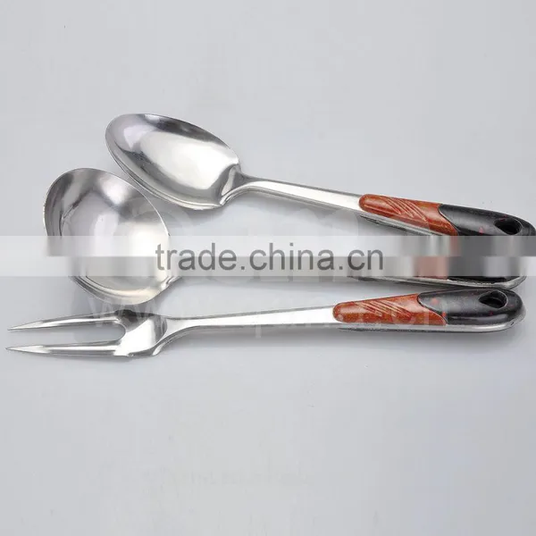 Wholesale Stainless Steel Utensils With Plastic Handle photo-3