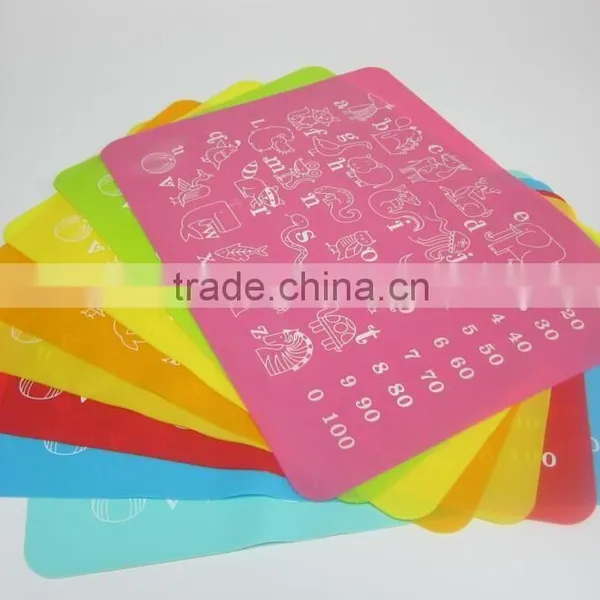 Table Accessorie Children Use Dining Table Silicone Placemat photo-2