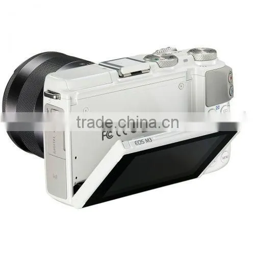 Canon EOS M3 With EF-M 18-55mm Camera Kit - White International Version DGS Dropship photo-2