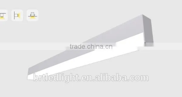 High Quality Aluminum Shape Led Linear Light 30w 40w Led Suspended Ceiling Lighting for Offices photo-2