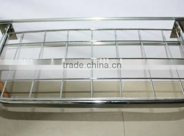 Supermarket Metal Slatwall Mesh Display Shelf photo-3